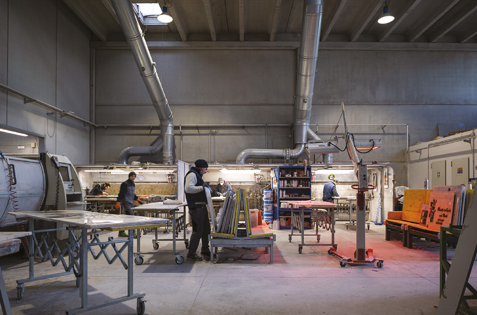 Produzione artigianale di loculi e lapidi in marmo e granito - DAV